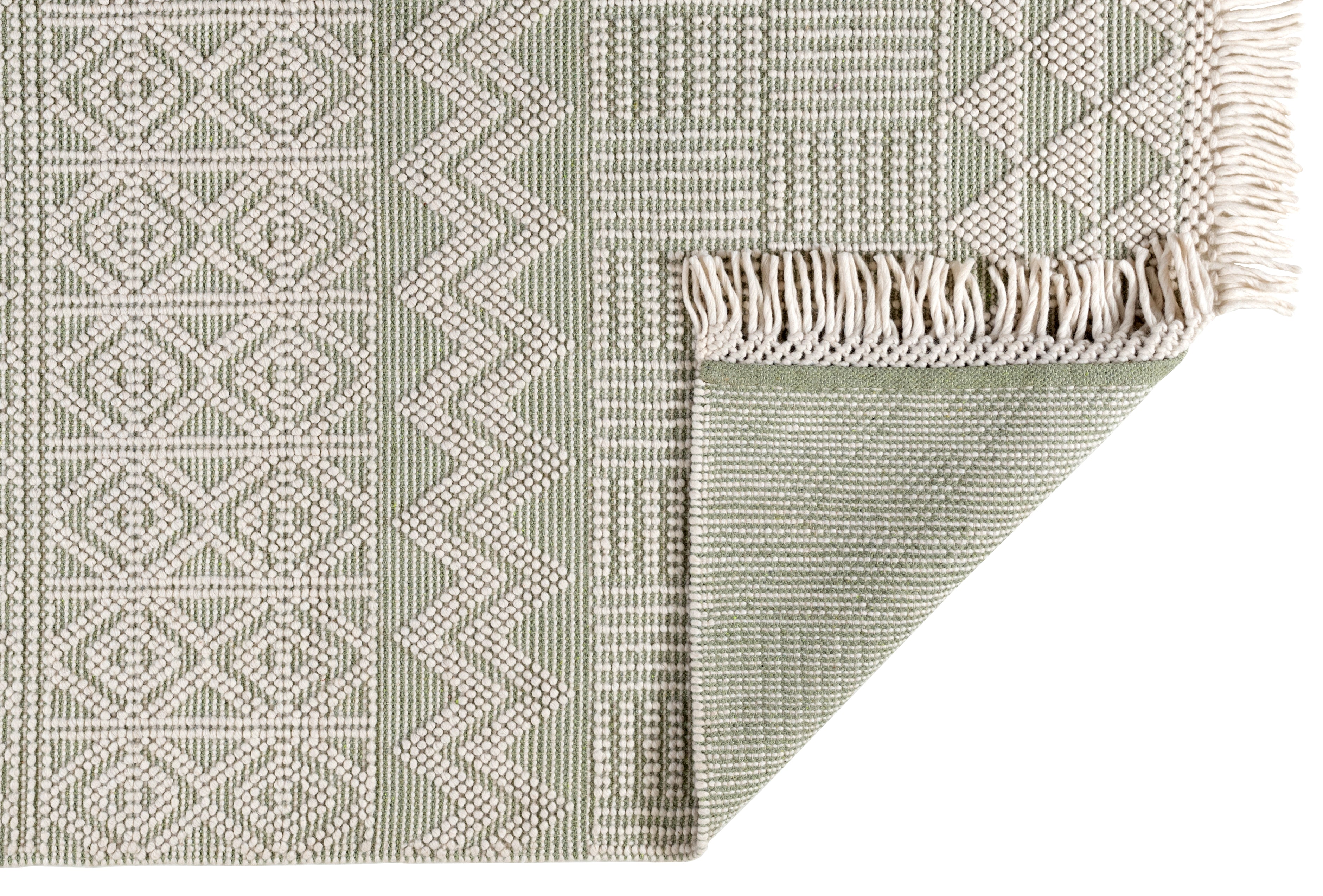 Concept Looms Anya ANYA01 Ivory Mint Rug